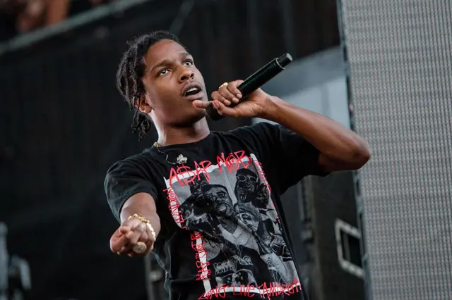 Rapper A$AP Rocky