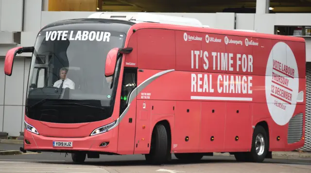 Labour campaign bus