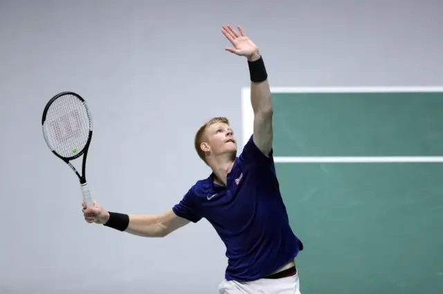 Edmund serves