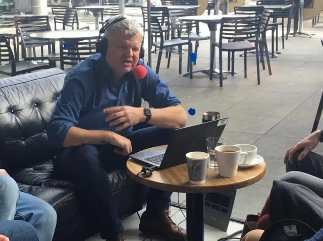 Adrian Chiles live from The Forum in Norwich