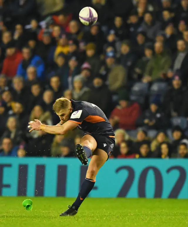 Jaco van der Walt puts Edinburgh ahead