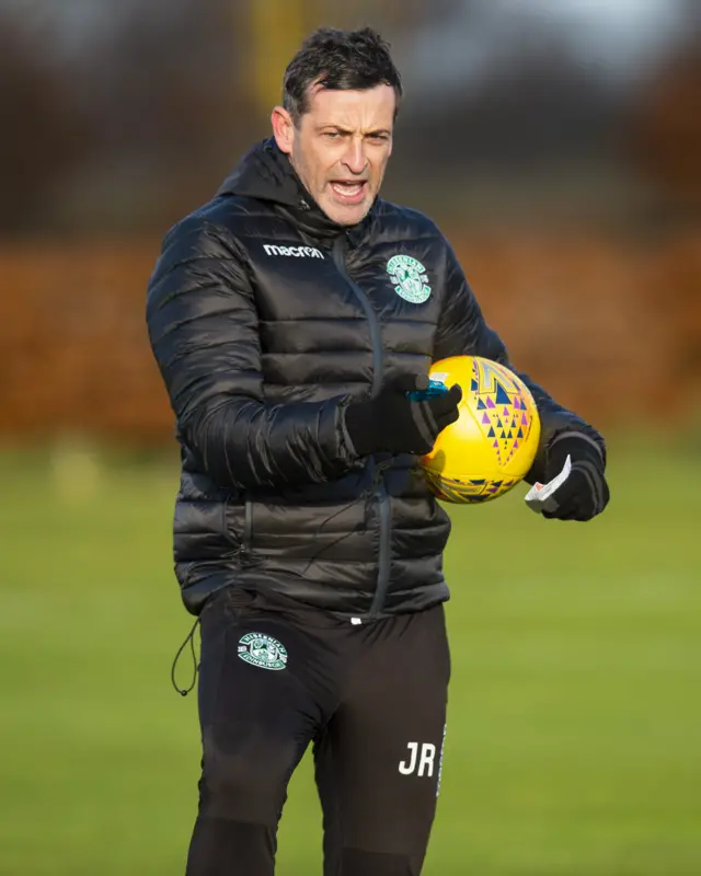 Hibs boss Jack Ross