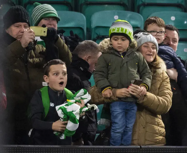 Leigh Griffiths with fan