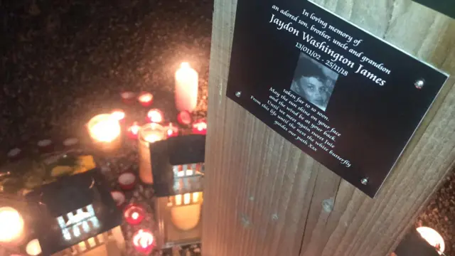 Jaydon James memorial