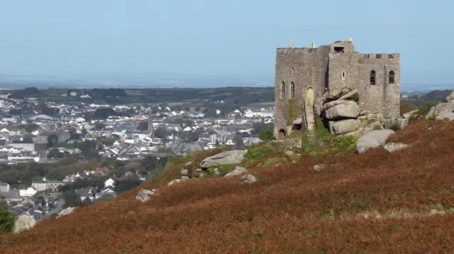 Redruth from Carn Brea