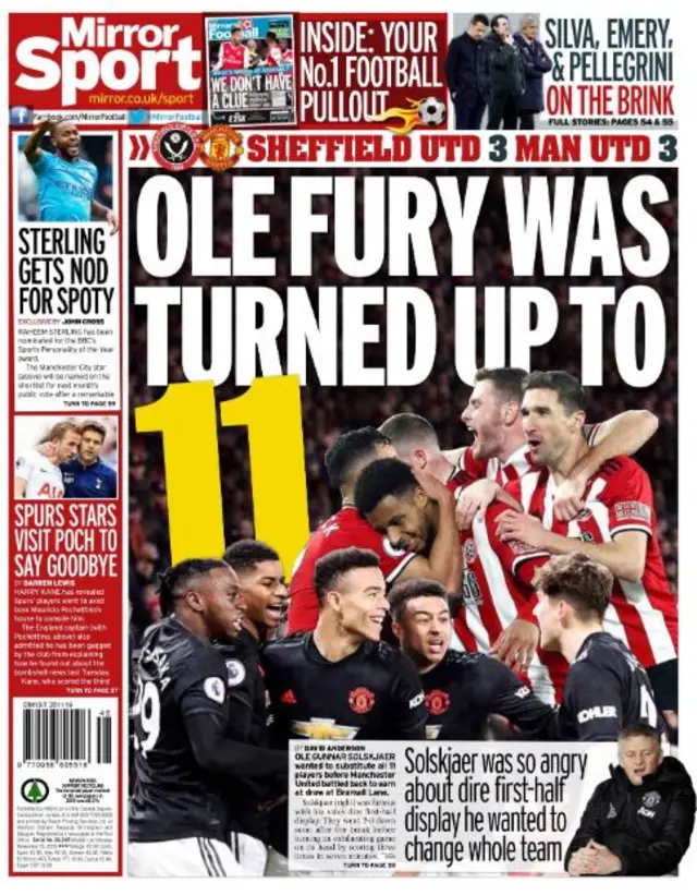Daily Mirror back page