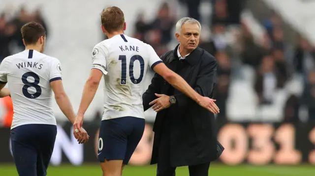 Harry Kane & Jose Mourinho
