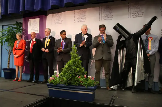 Count Binface - formerly known as Lord Buckethead - in 2017