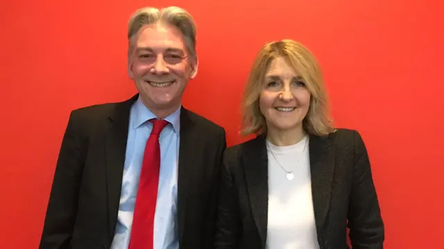 Richard Leonard and Kaye Adams