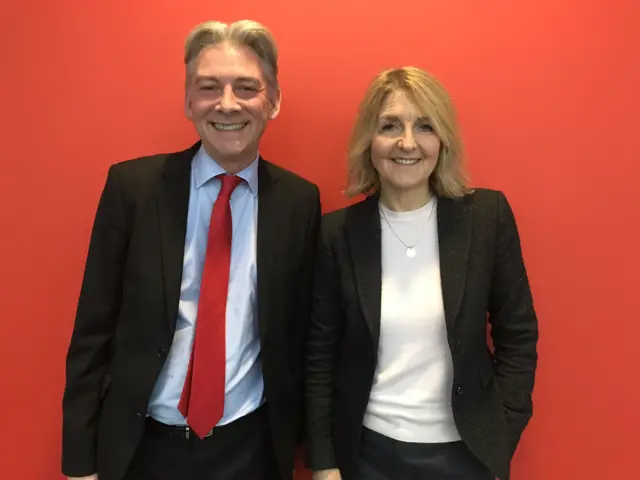 Richard Leonard and Kaye Adams