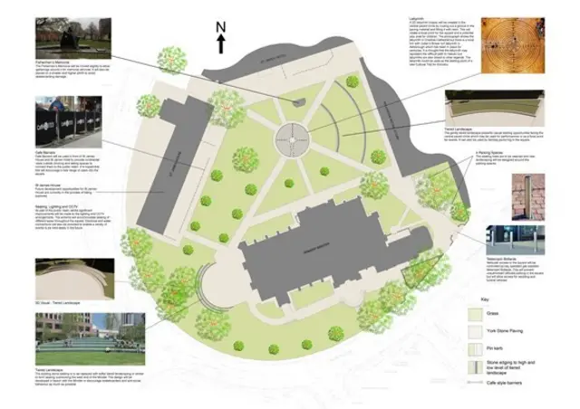 St James Square plan