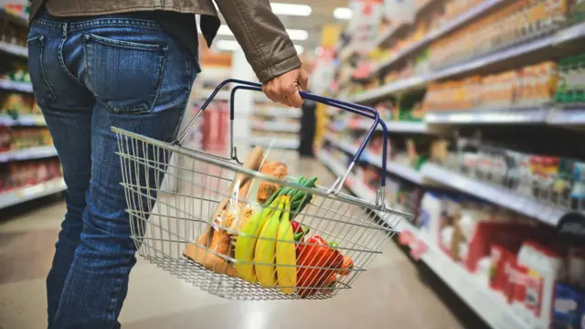 General view of woman shopping