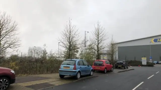 Smoke at recycling centre