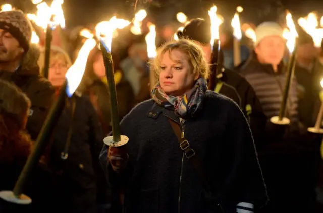 St Barnabas Hospice Torchlight Procession