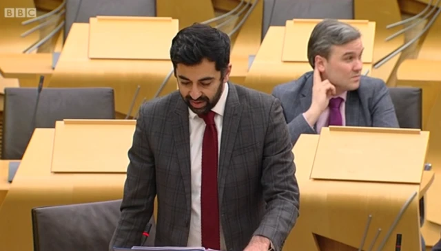 Justice Secretary Humza Yousaf