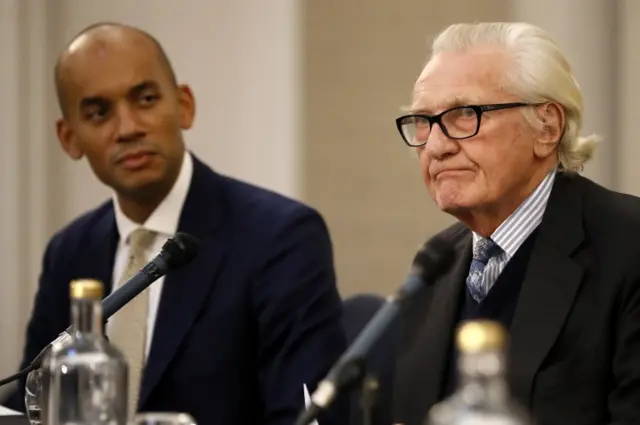 Chuka Umunna and Lord Heseltine