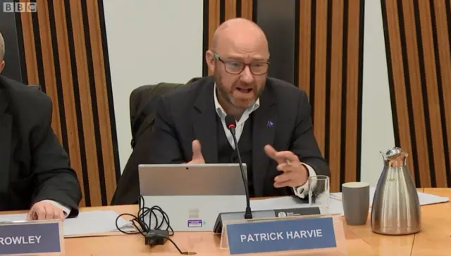 Scottish Green Party co-convener Patrick Harvie