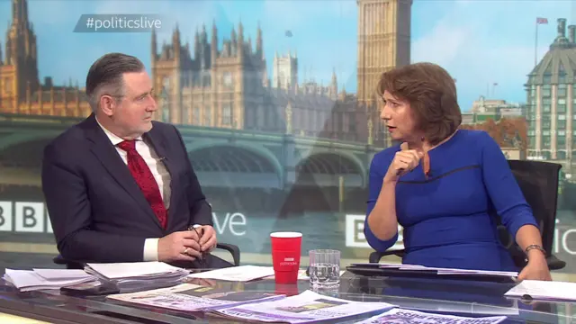 Barry Gardiner on Politics Live