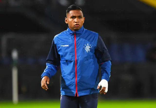 Rangers striker Alfredo Morelos