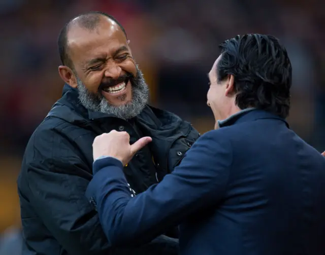 Nuno Espirito Santo and Unai Emery