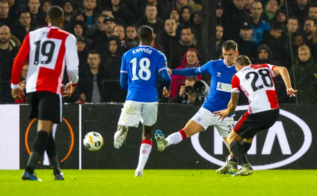 Jens Toornstra scores for Feyenoord