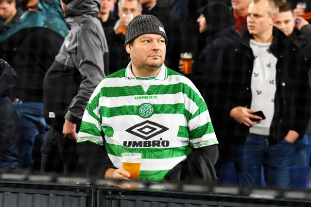 Feyenoord fan with Celtic top