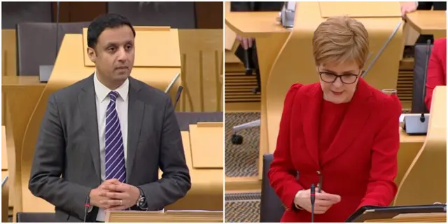 Anas Sarwar and Nicola Sturgeon