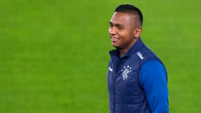 Rangers striker Alfredo Morelos