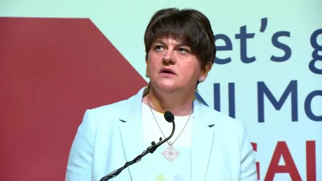 DUP leader Arlene Foster