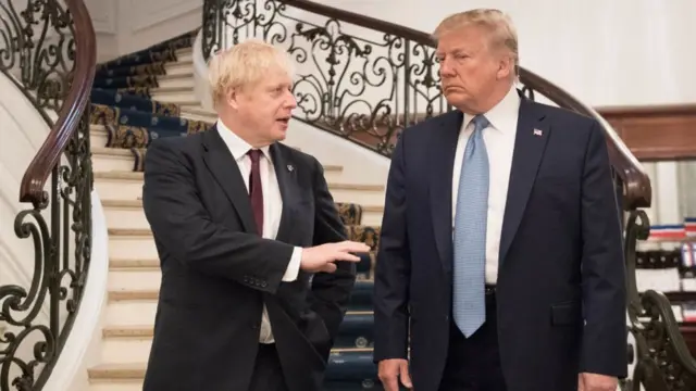 Boris Johnson and Donald Trump