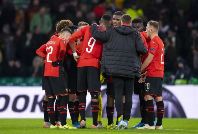 Rennes players