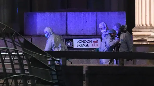 Forensics at London Bridge