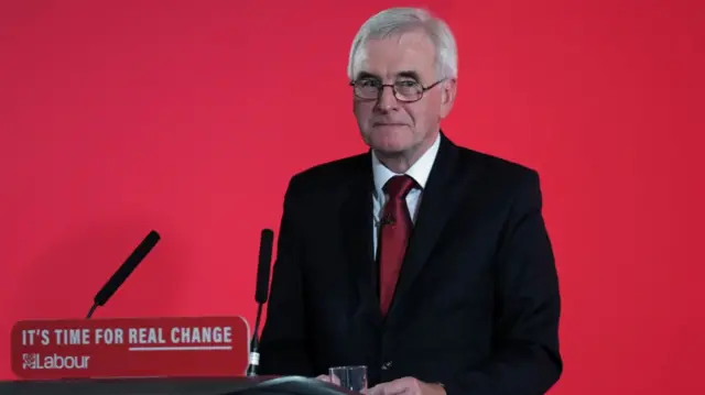 Shadow chancellor John McDonnell