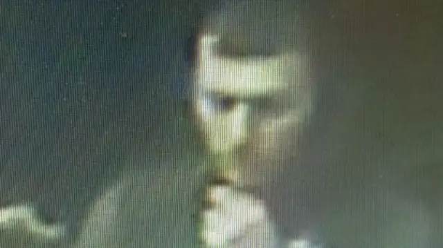 The CCTV image of a man