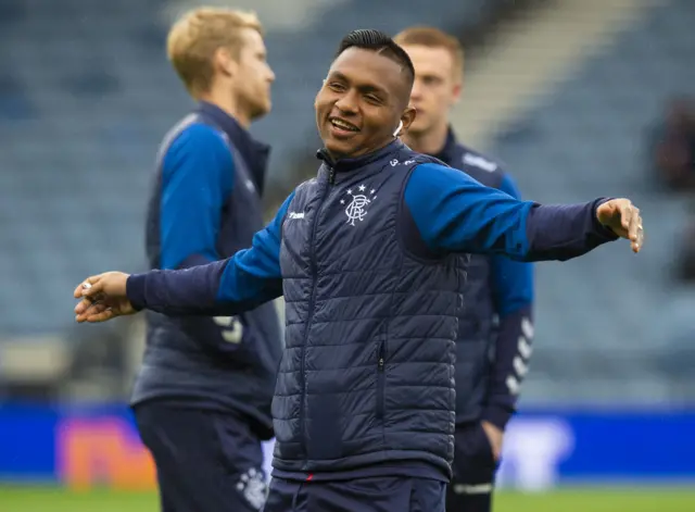 Rangers striker Alfredo Morelos