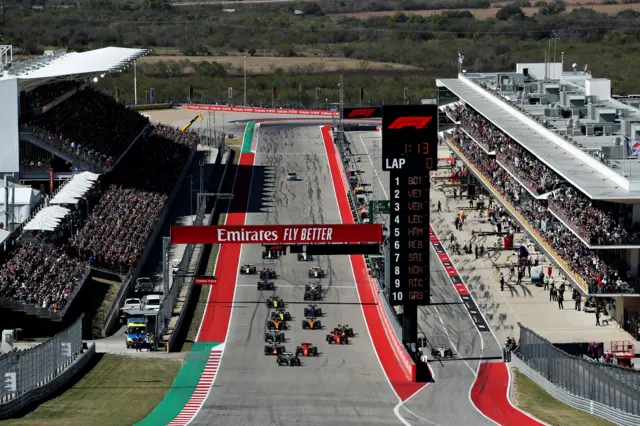 Start of the United States GP