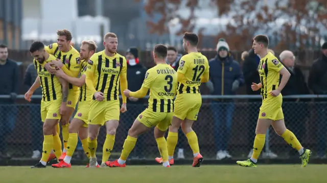 AFC Fylde goal