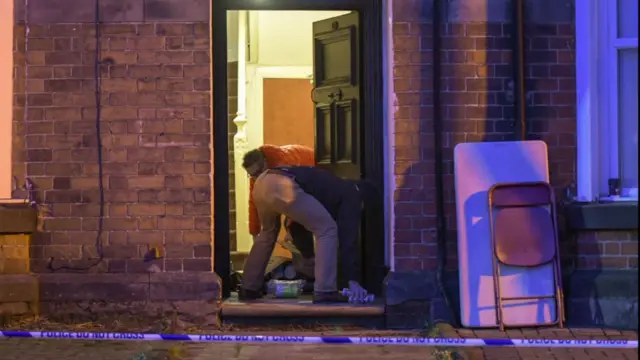 Police searching an address in Stafford linked to the London Bridge attack