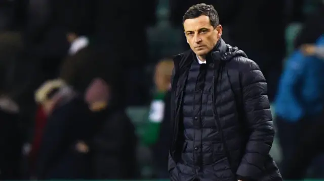 Hibs head coach Jack Ross