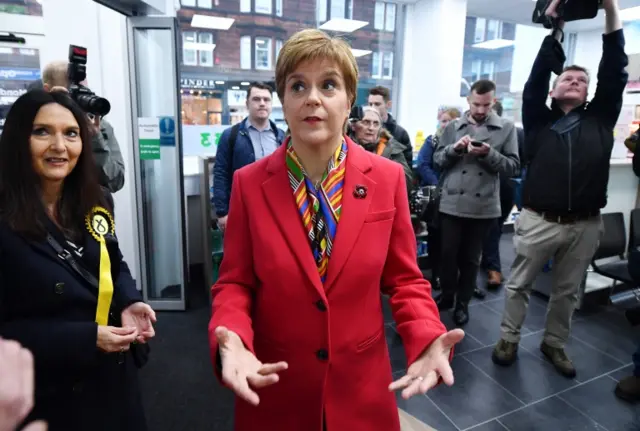 Scotland's First Minister Nicola Sturgeon