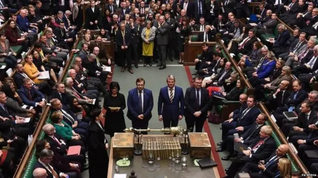 MPs vote in the House of Commons