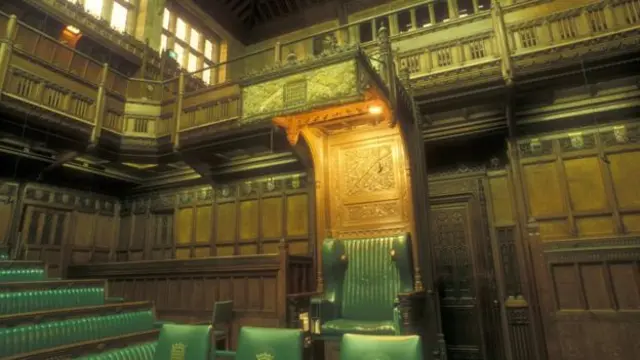 The Speaker's chair