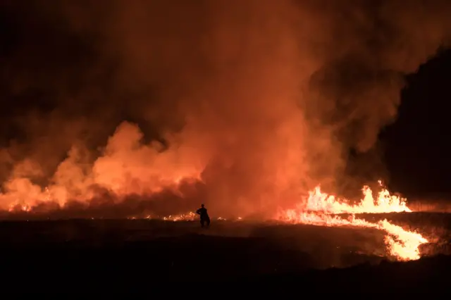 Marsden Moor fire