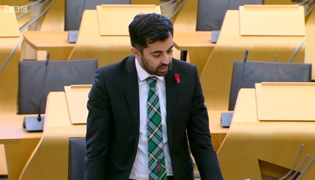 Justice Secretary Humza Yousaf