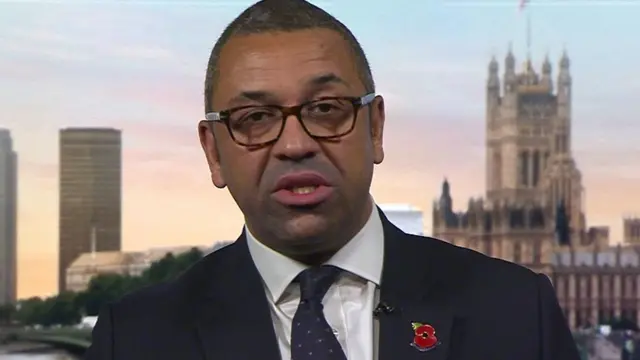 Conservative Party chairman James Cleverly