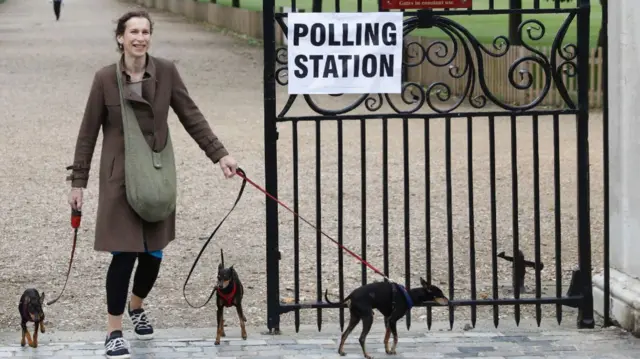 A polling station