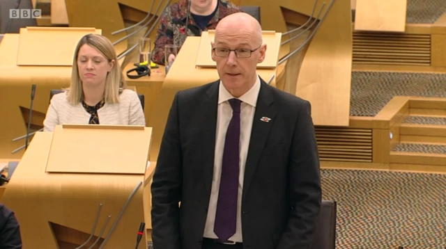 Education Secretary John Swinney