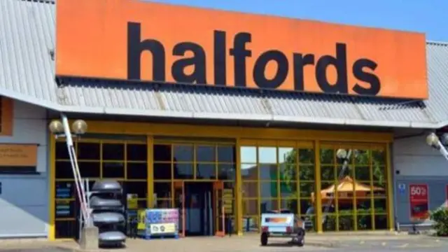 A Halfords store