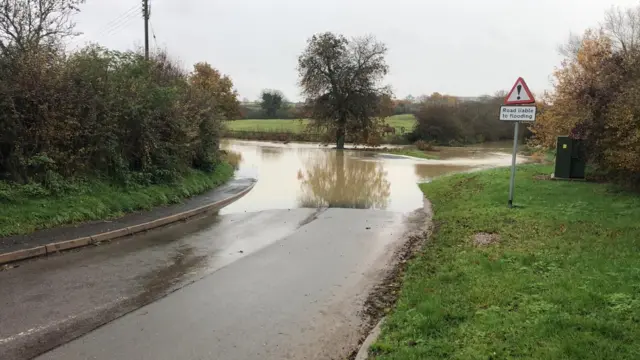 Flooding at Garthorpe, Leicestershire