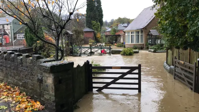 Flooding at a house